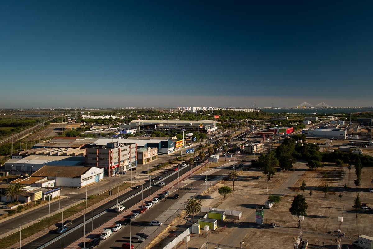 Uno de los accesos de El Puerto de Santa María. Uno de los accesos de El Puerto de Santa María.