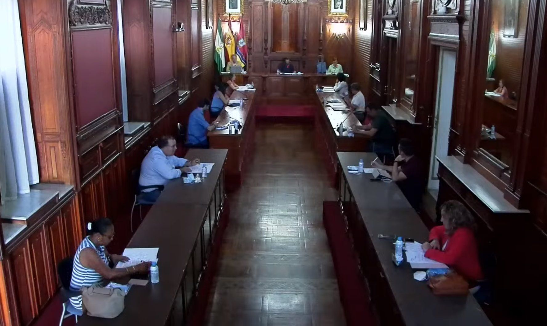 El último pleno del Ayuntamiento de Sanlúcar.