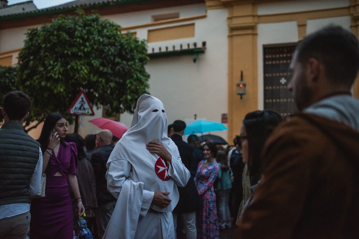 La lluvia impide el Domingo de Ramos en la Semana Santa de Sevilla. 