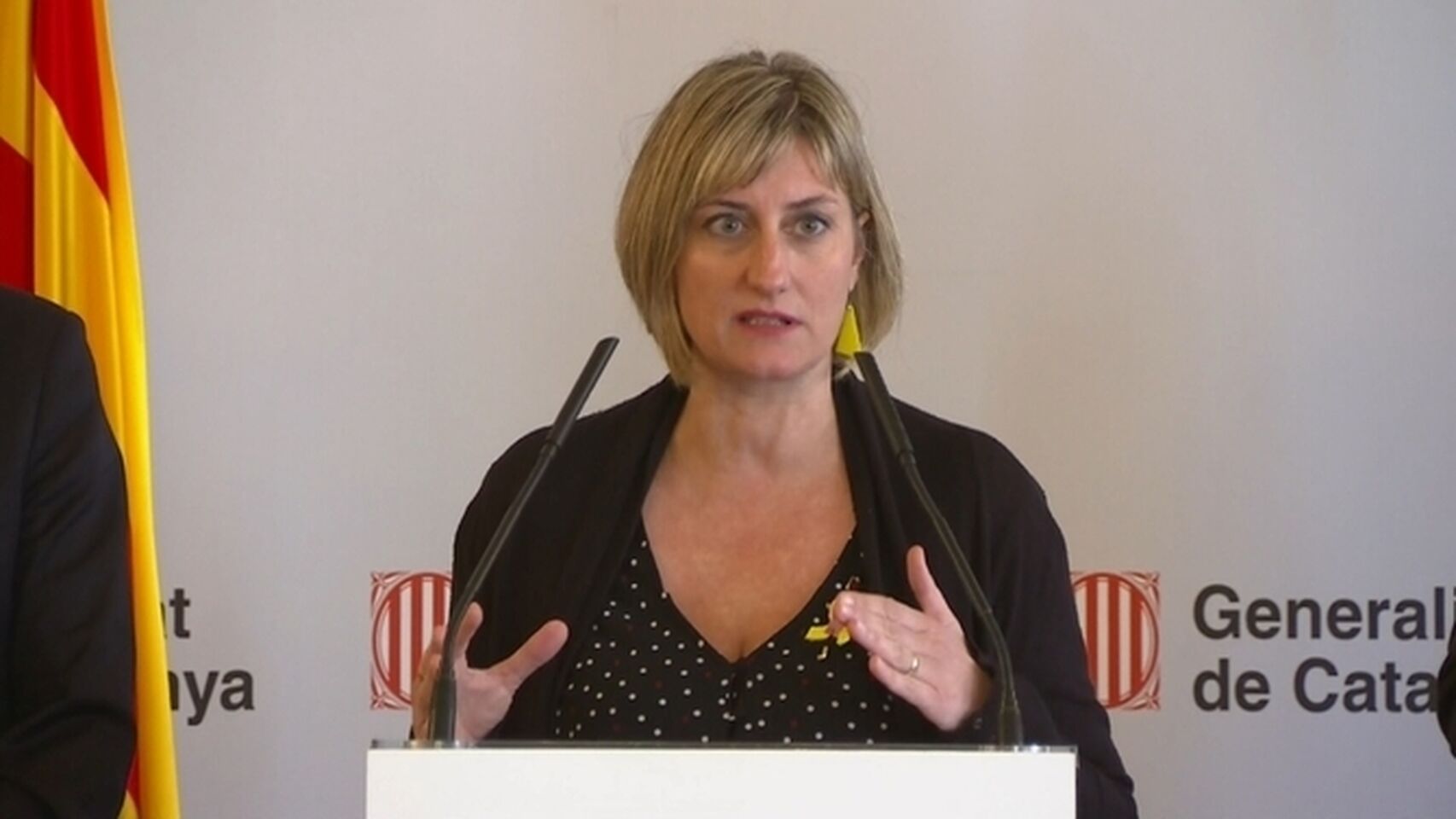 Alba Vergés, consellera catalana de Salud. Foto: Generalitat