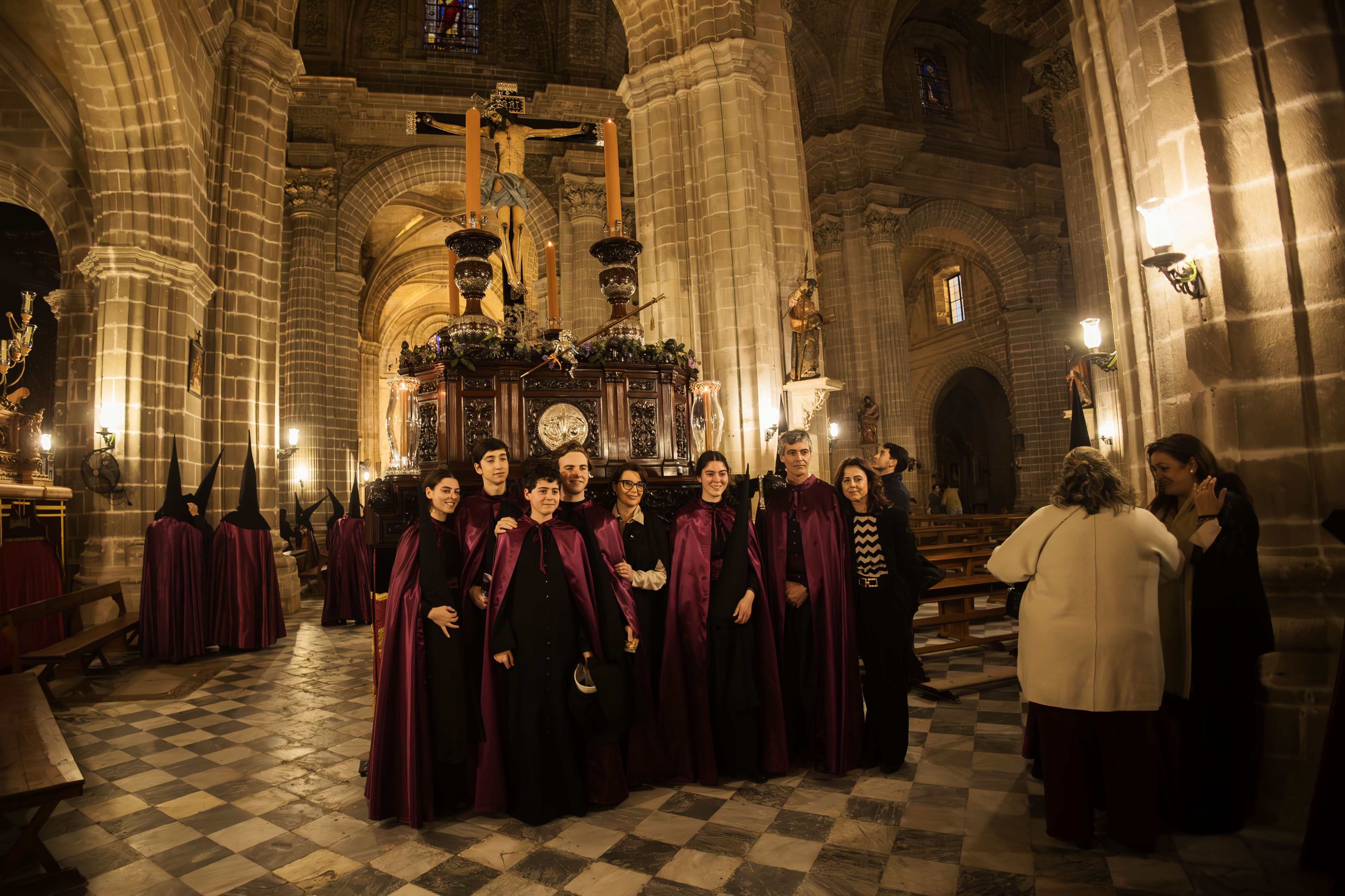 La Viga se quedó en su templo este Miércoles Santo en Jerez.