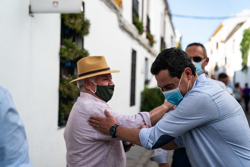 El presidente de la Junta, en una reciente visita a Córdoba.