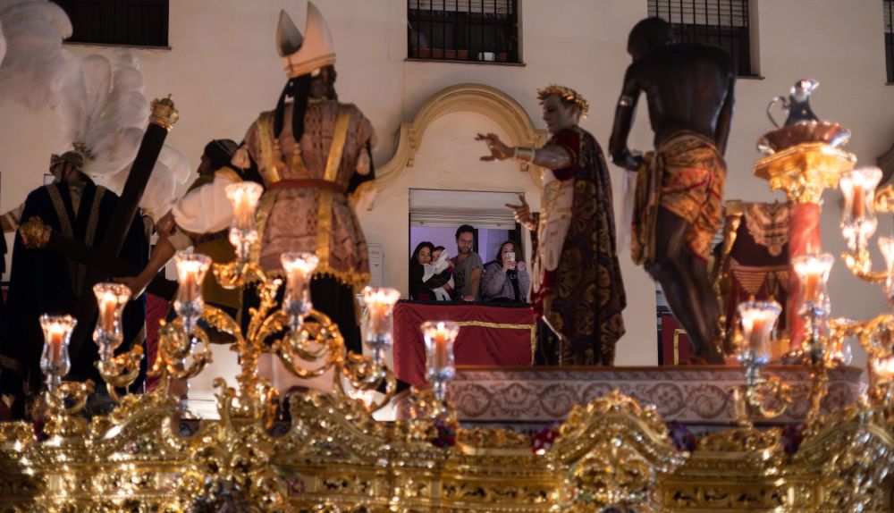 Pilato, en la trasera del misterio de La Paz de Fátima