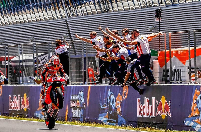 Marc Márquez, en el GP de 2019. FOTO: CIRCUITO DE JEREZ