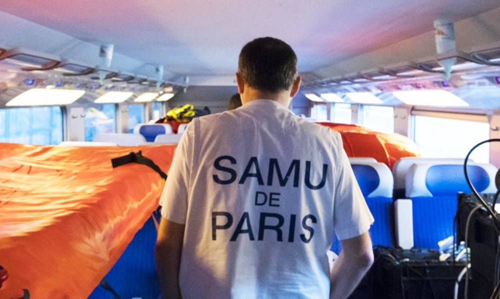 Un tren medicalizado en Francia, durante la pandemia. FOTO: Min. Interior Francia