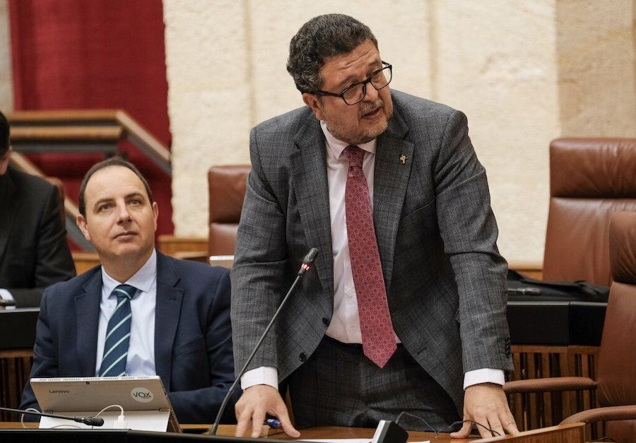 El juez Serrano, en una comparecencia en el Parlamento de Andalucía, meses atrás.