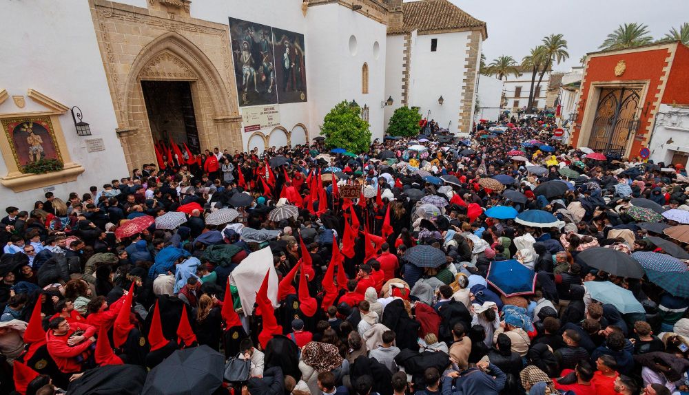 Los Judíos se dividió a causa de la lluvia 