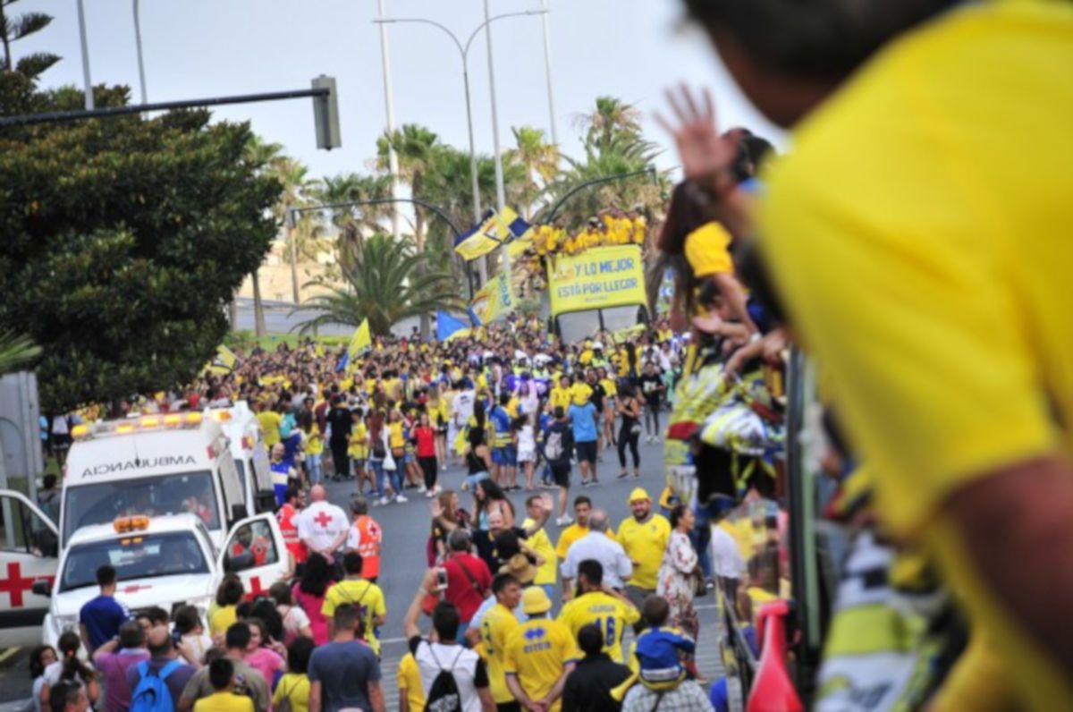 Una imagen del último ascenso del Cádiz a Segunda, hace cuatro años. FOTO: Cádiz CF