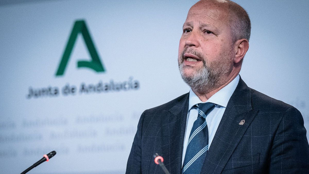 Javier Imbroda, en una rueda de prensa a comienzos de marzo de este año. FOTO: Junta