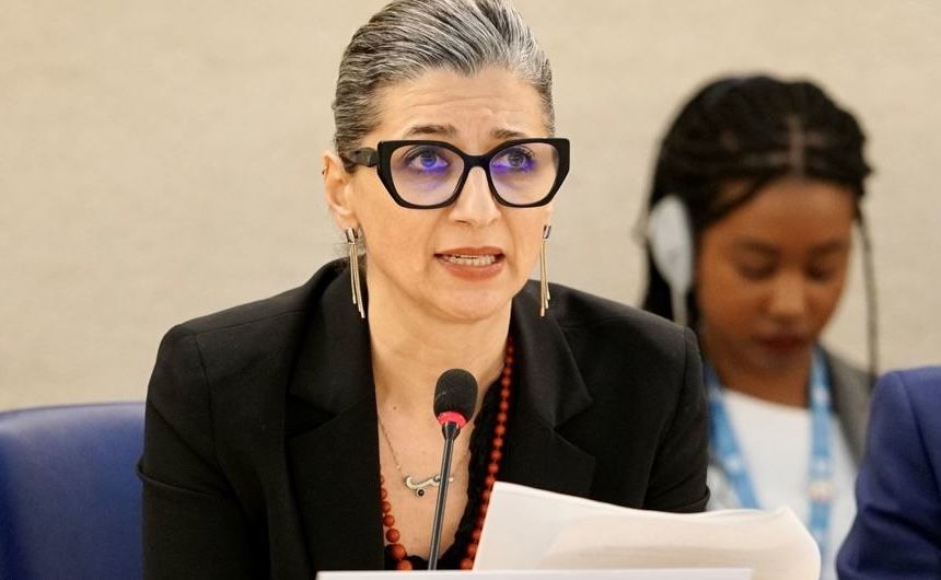 Francesca Albanese, relatora especial sobre la situación de los derechos humanos en los territorios palestinos.
