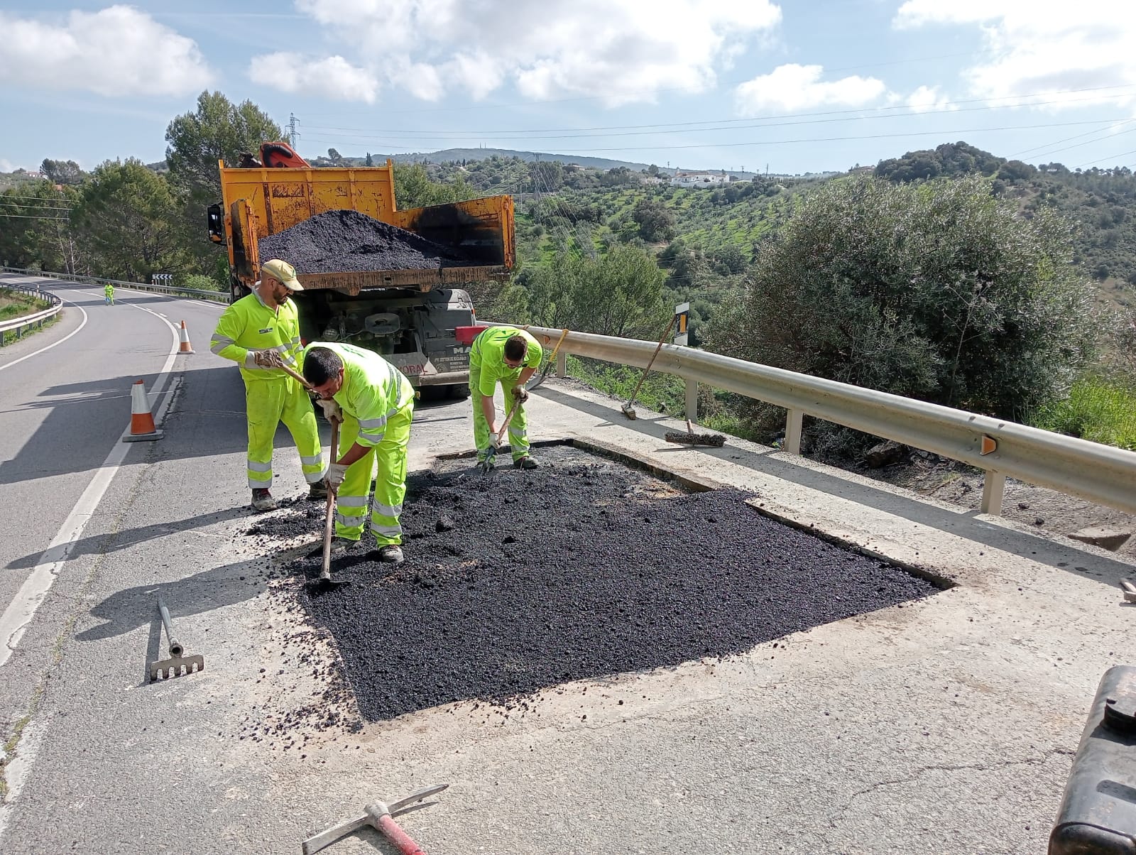 La Junta destina 12 millones a la conservación de 500 kilómetros de las carreteras de Cádiz.