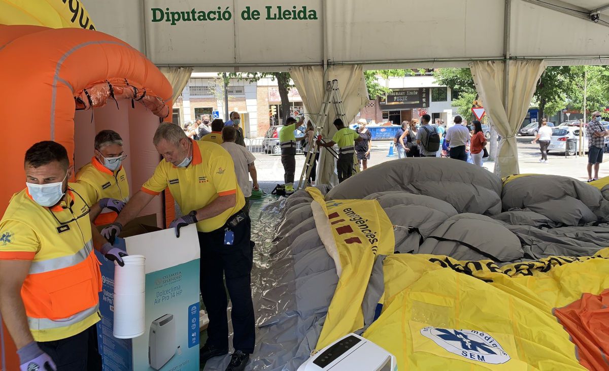 Un operativo en Lleida,. FOTO: Generalitat