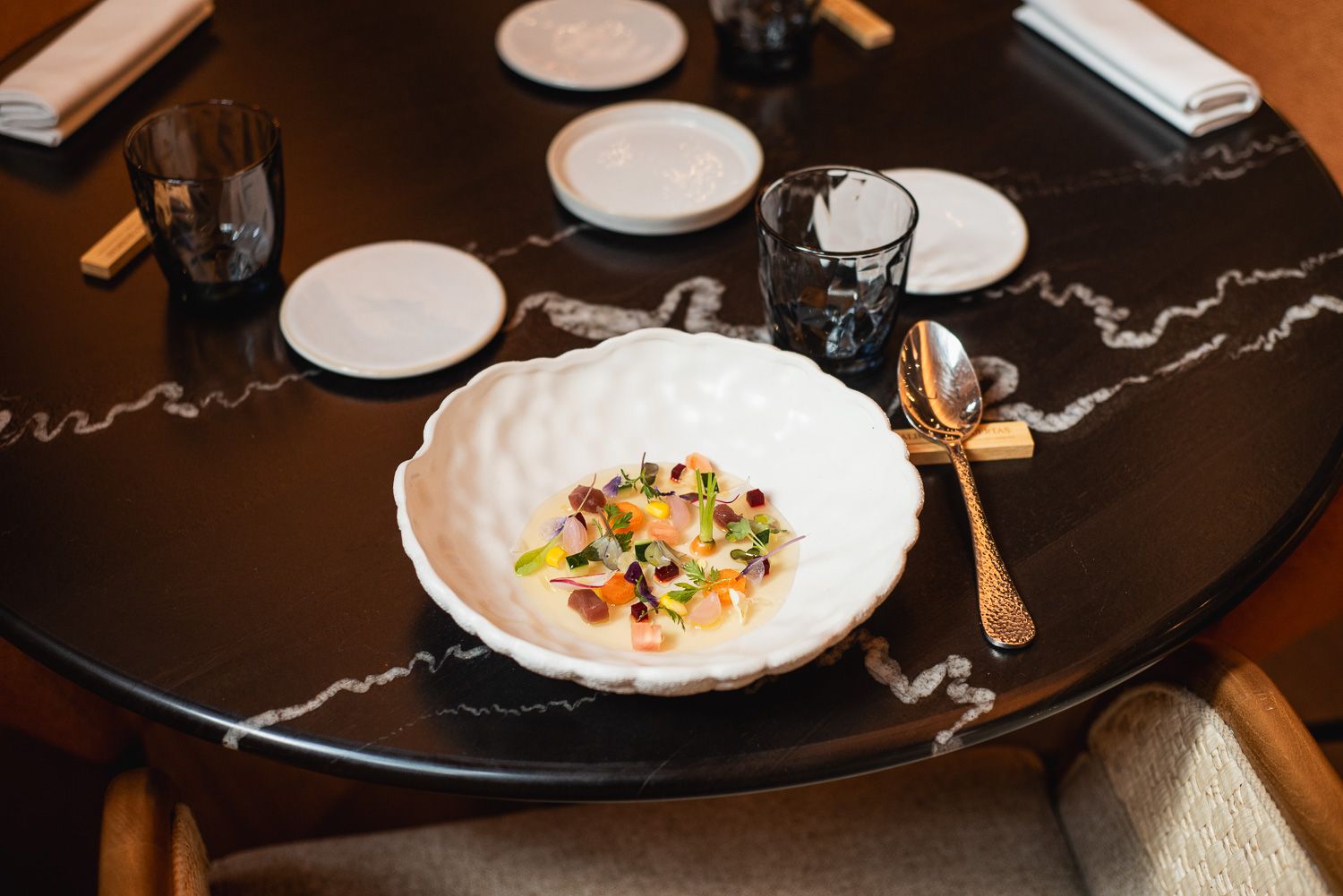 El menú regionalista de Balbuena y Huertas, en imágenes.