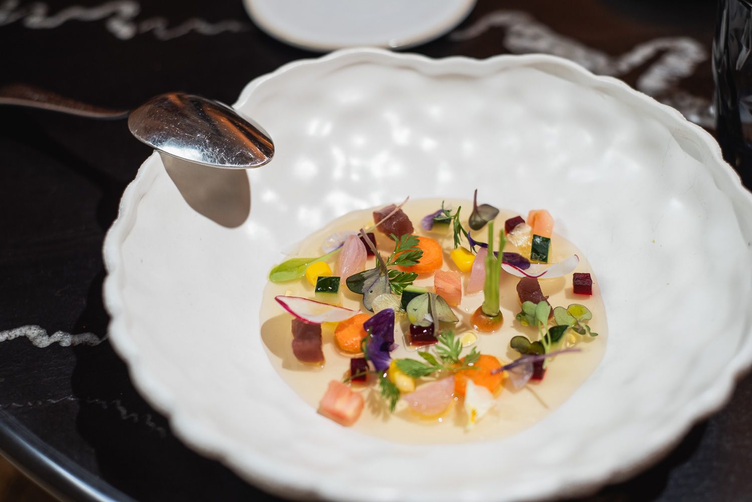 El menú regionalista de Balbuena y Huertas, en imágenes.