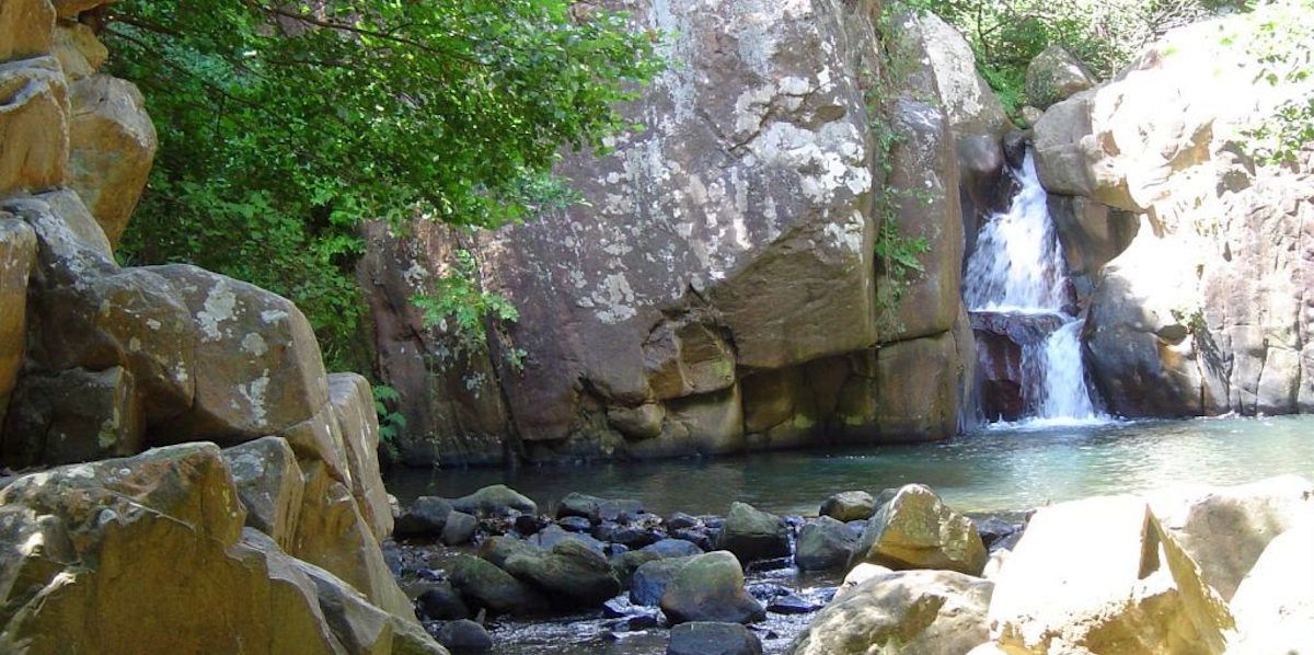 Río de la Miel en el Parque Natural de Los Alcornocales.