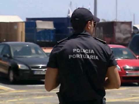 Un agente de Policía Portuaria, en una imagen de archivo. FOTO: CCOO