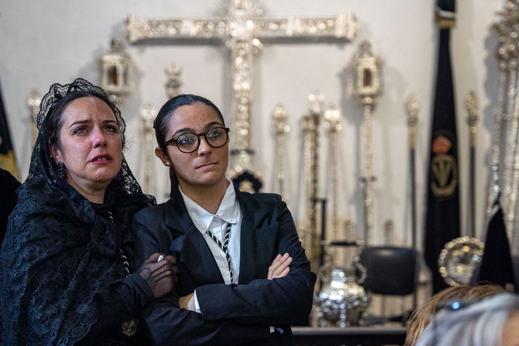  El Santo Entierro no salva el Sábado Santo en Cádiz.