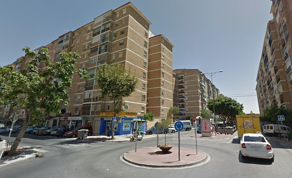 El barrio de la Luz de Málaga, en una imagen de Google Maps. 