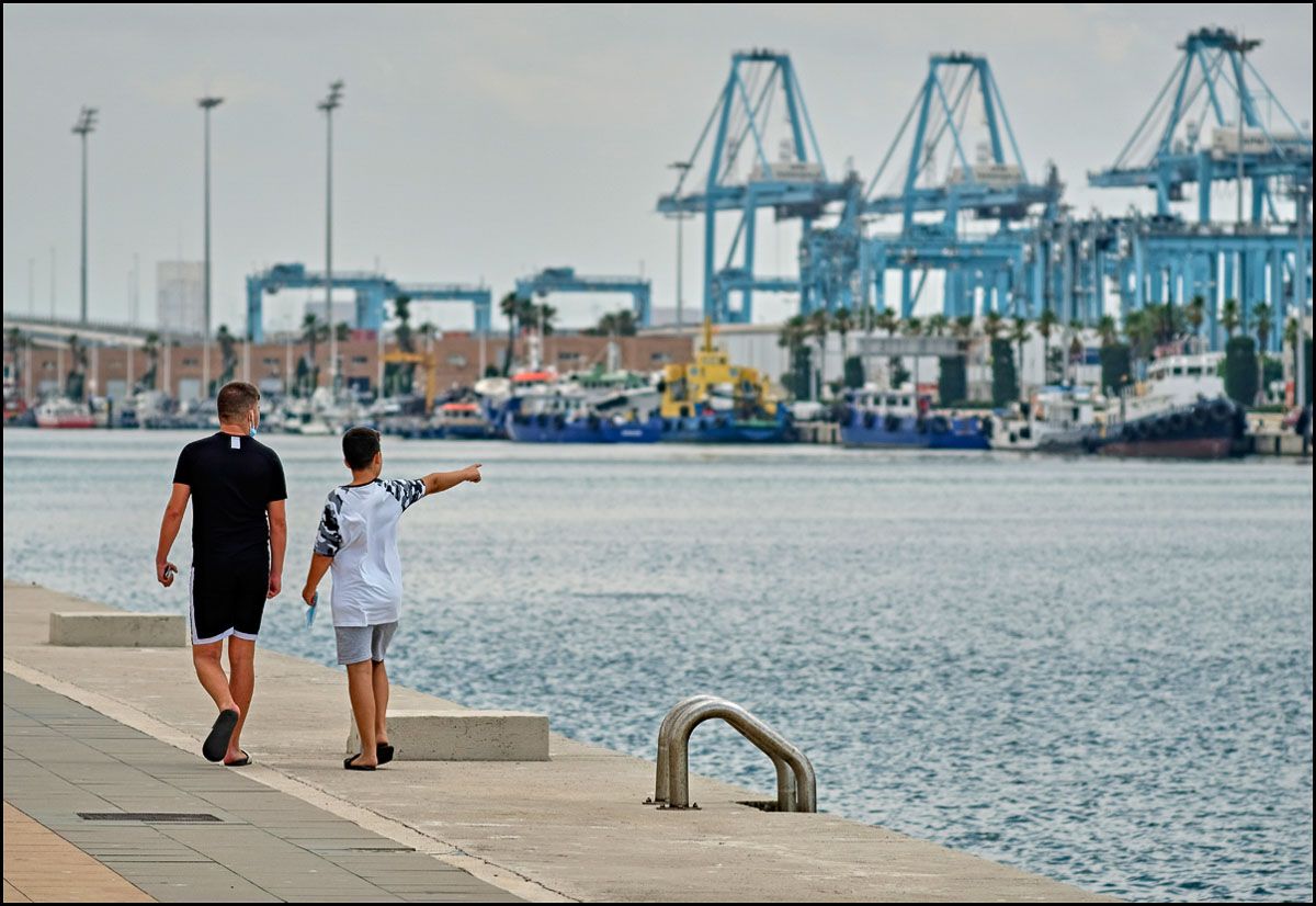 La Bahía de Algeciras, una zona de amplia presencia industrial.