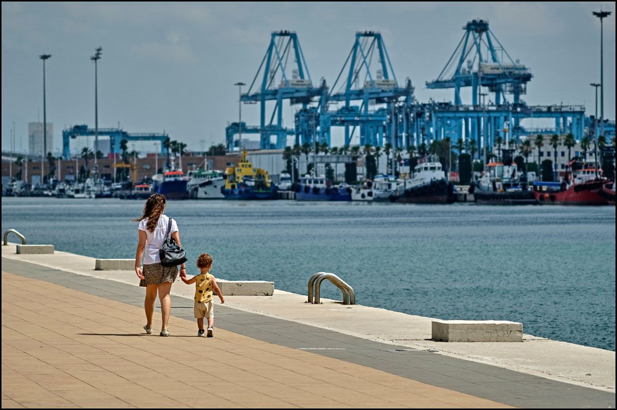 El puerto de Algeciras, días atrás. FOTO: JOSÉ LUIS TIRADO