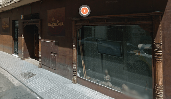La discoteca Babylonia de Córdoba, en una imagen de Google Maps.