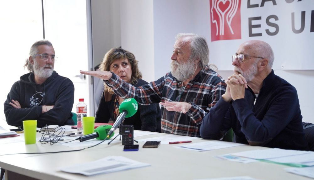 Rueda de prensa de la plataforma La salud mental es un derecho.