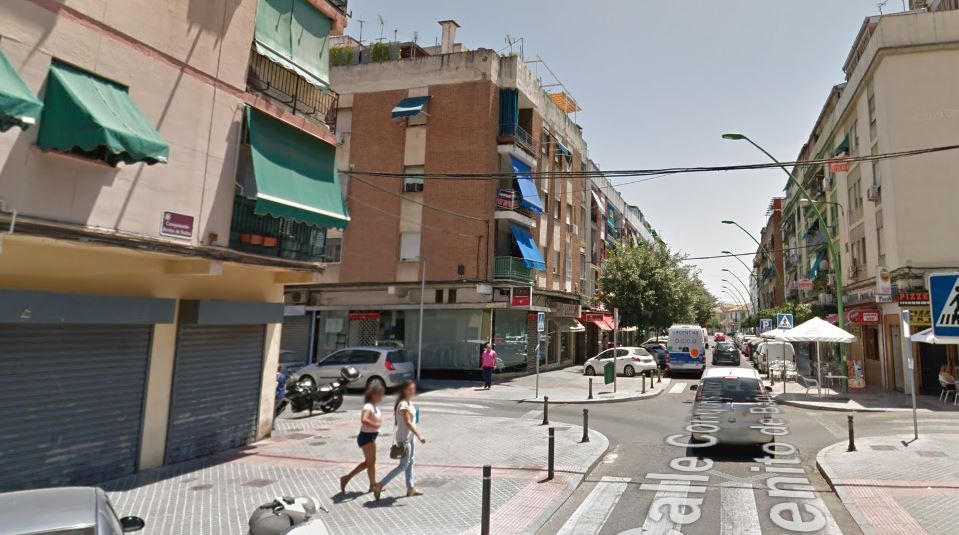 La calle Conquistador Benito de Baños, en una imagen retrospectiva.