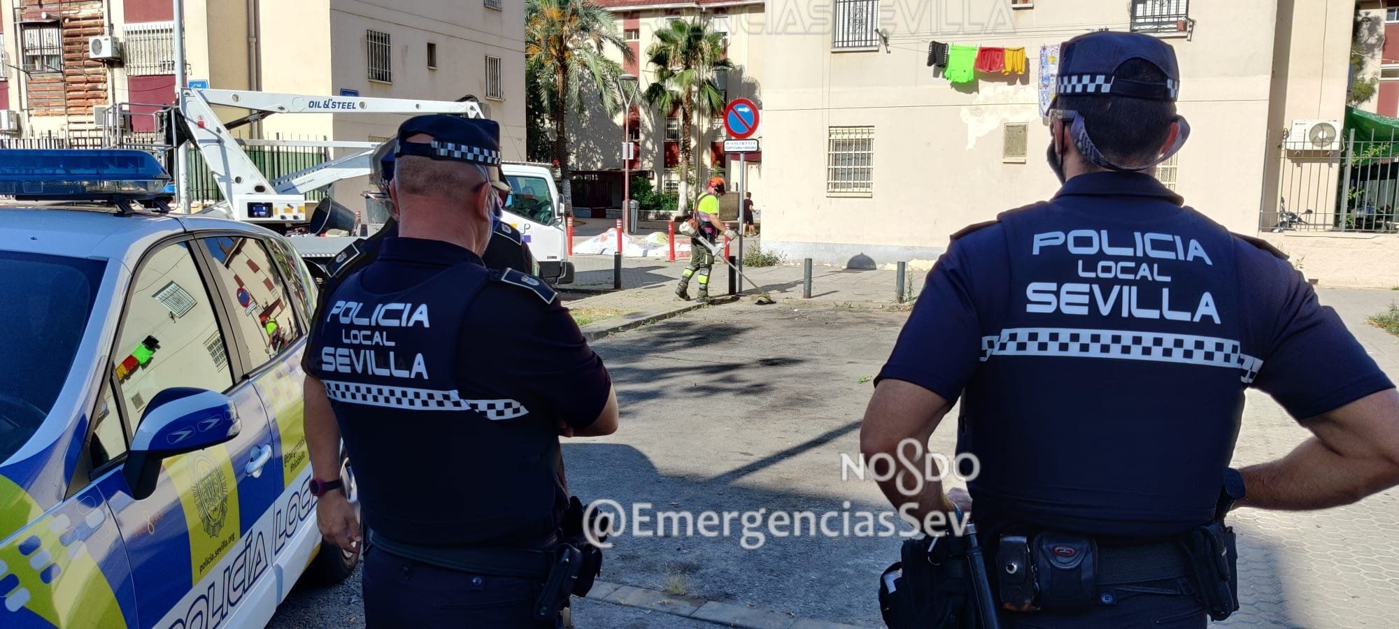 Policía Local de Sevilla. Foto: Emergencias Sevilla