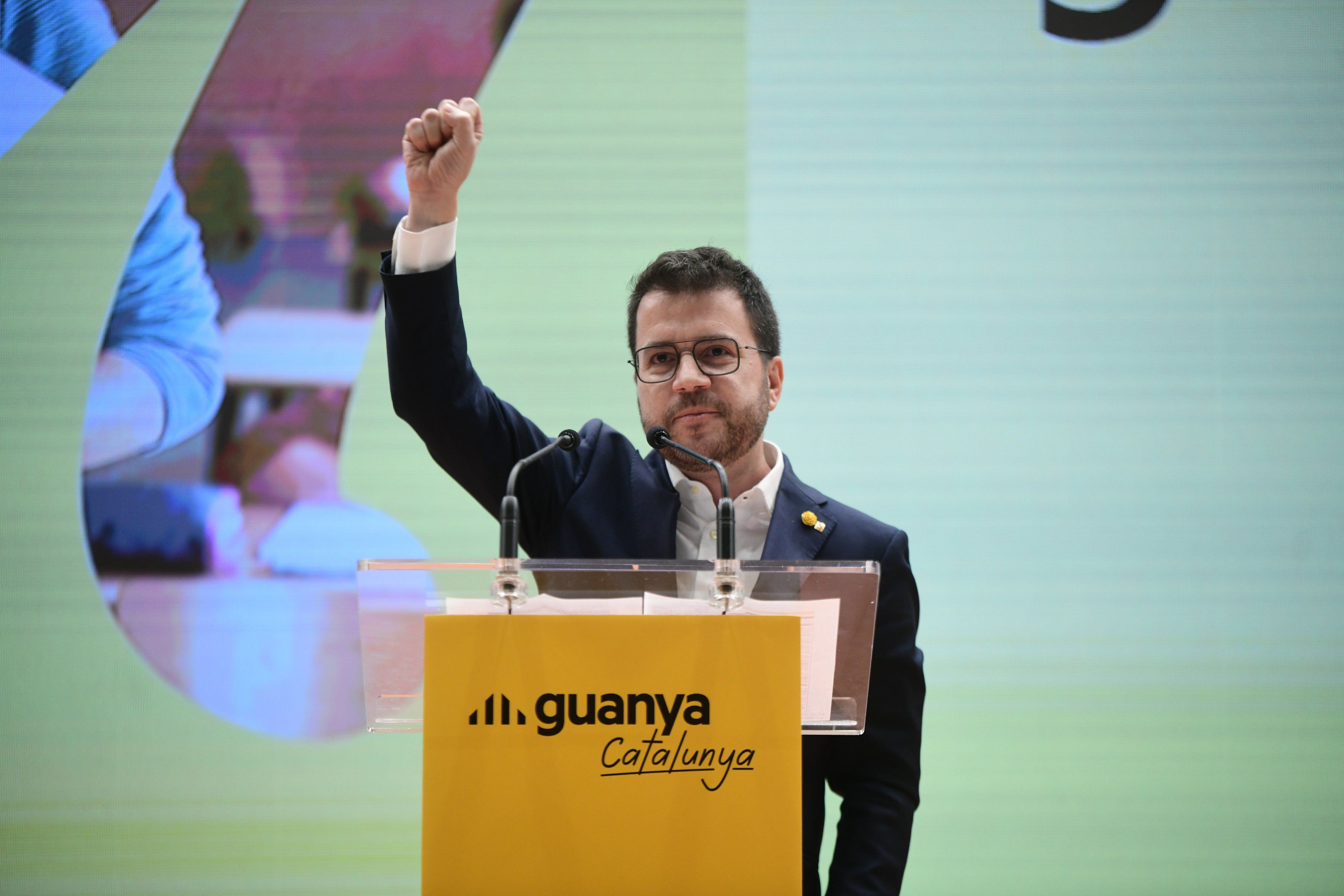 Pere Aragonés, presidente de Cataluña, en una imagen de archivo.