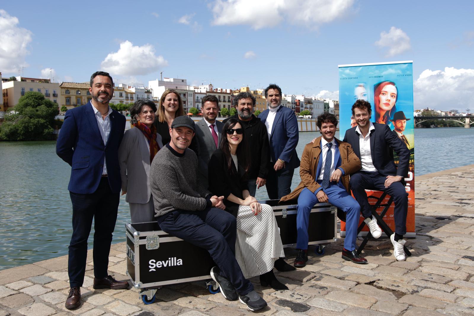 La presentación de 'Operación Barrio Inglés' en Sevilla, esta semana.