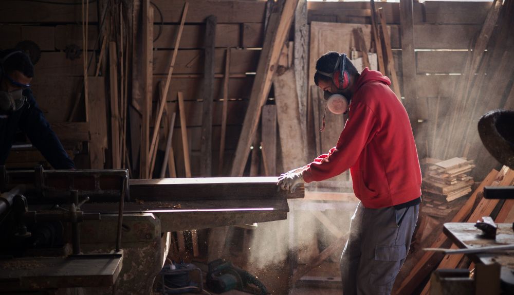 Trabajo del equipo en el taller de AQUA.