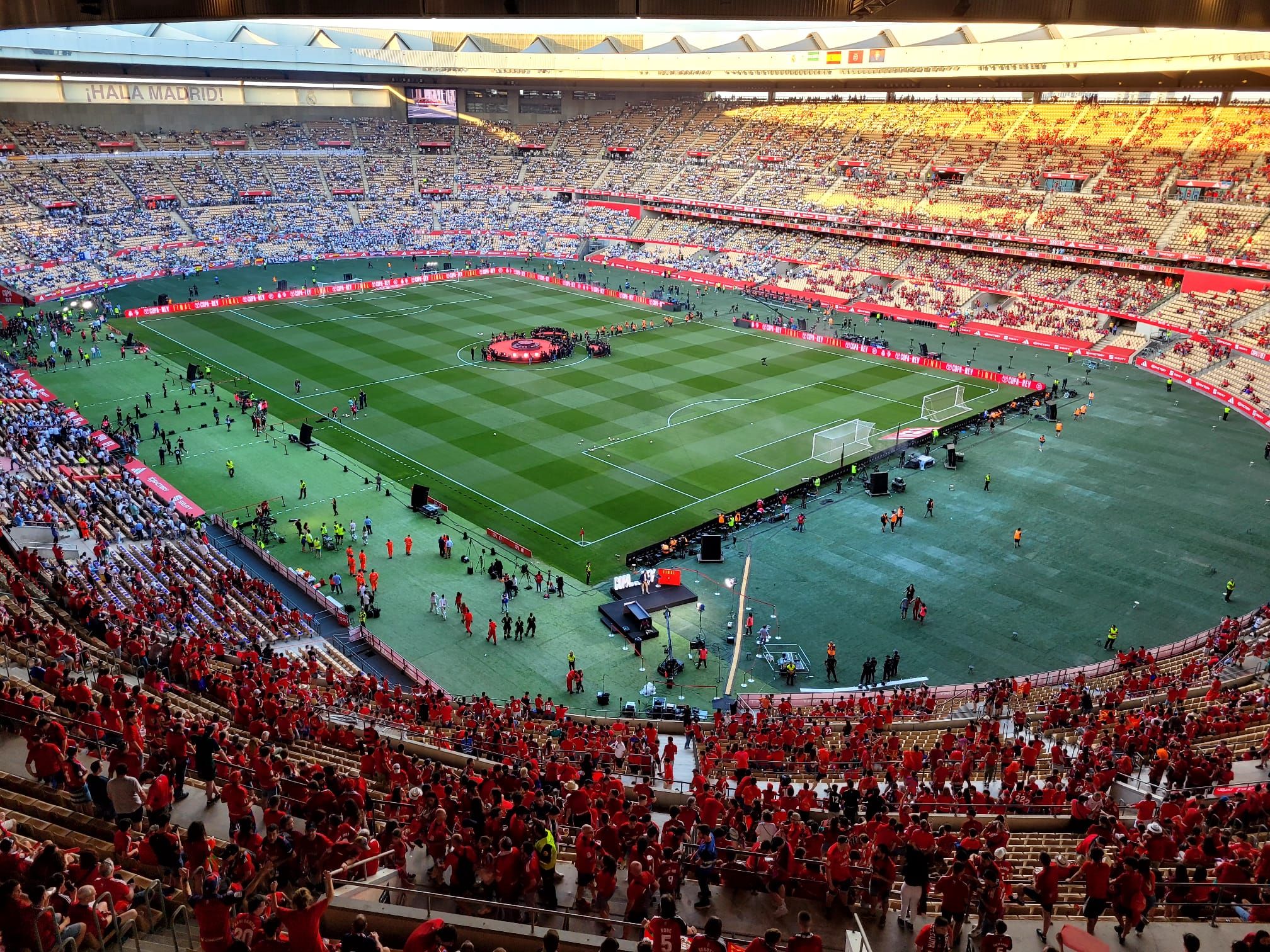 La Cartuja, antes de la última final de Copa del Rey.