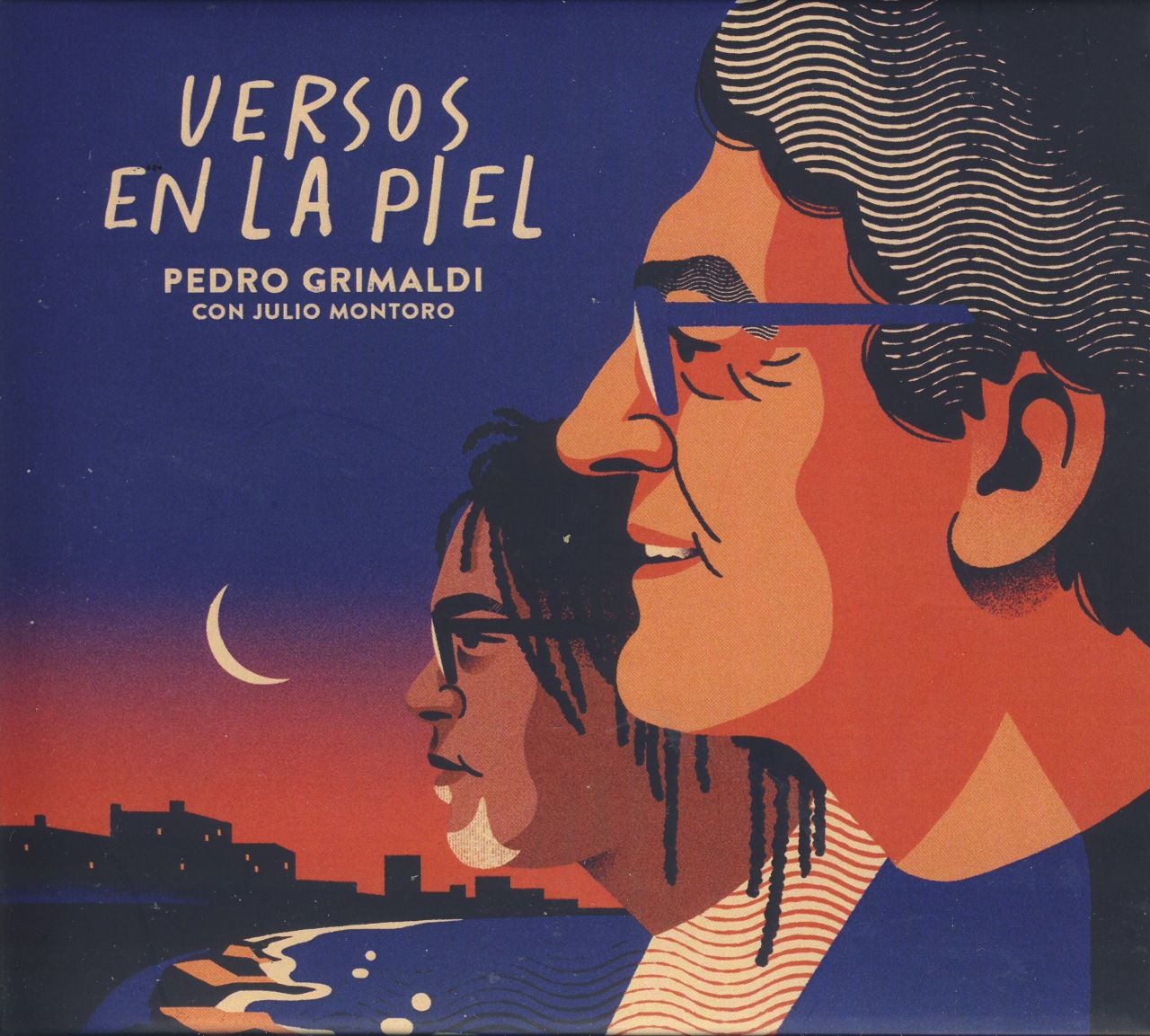 Portada de “Versos en la piel”, realizada por Dani Diosdado.