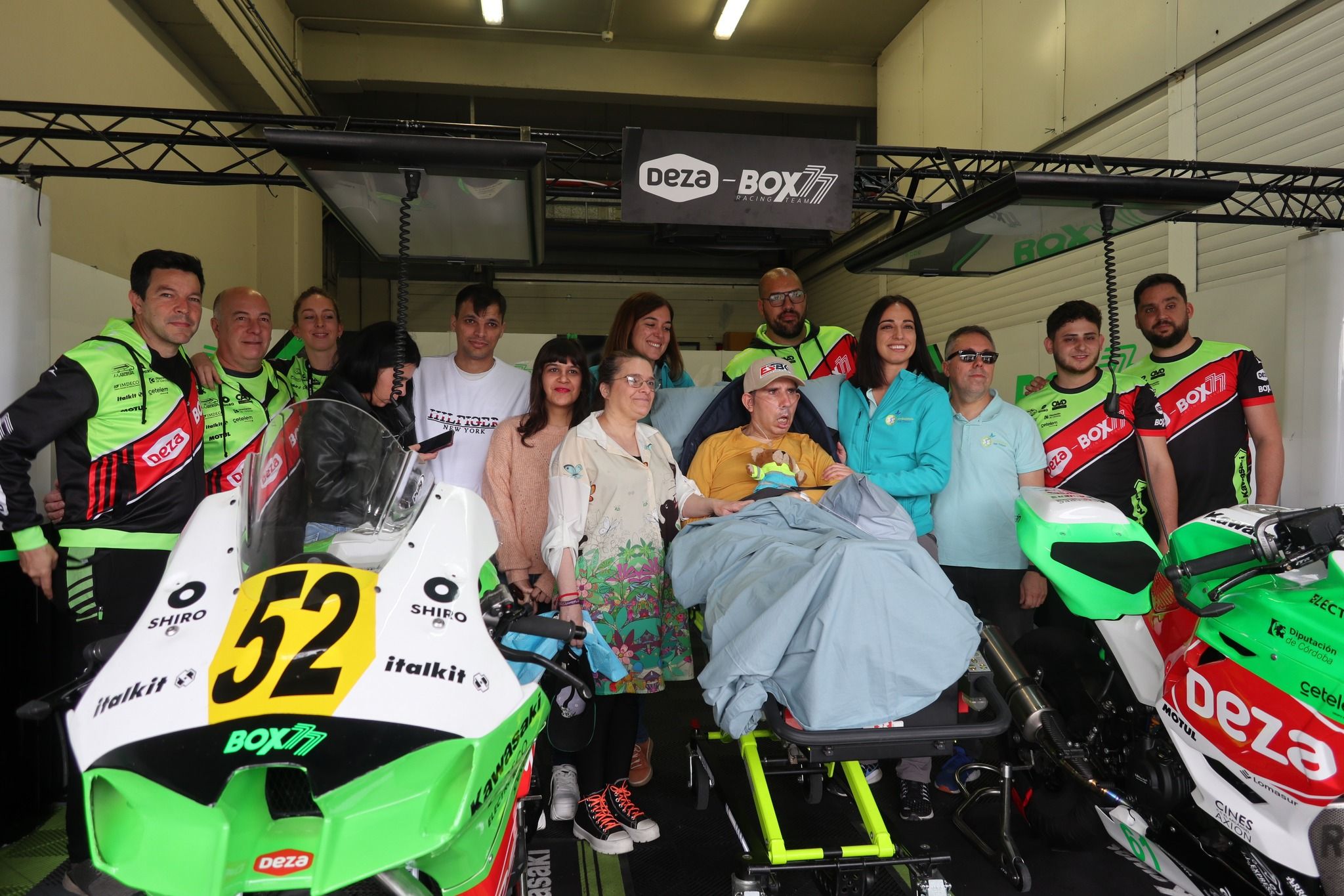 Manuel, gran aficionado al motociclismo, cumple su sueño en el Circuito de Jerez. 