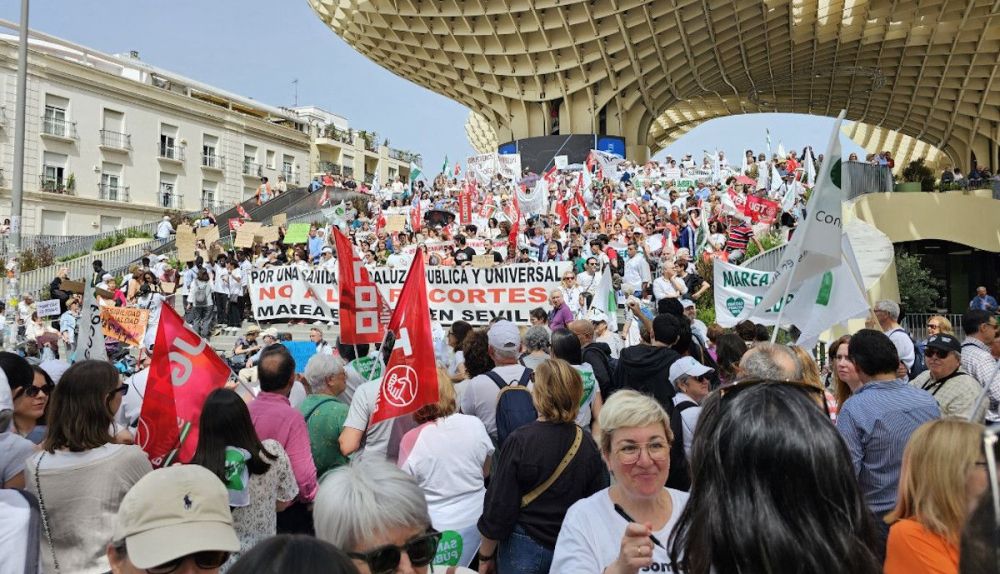 Manifestación por la Sanidad pública en Sevilla. 