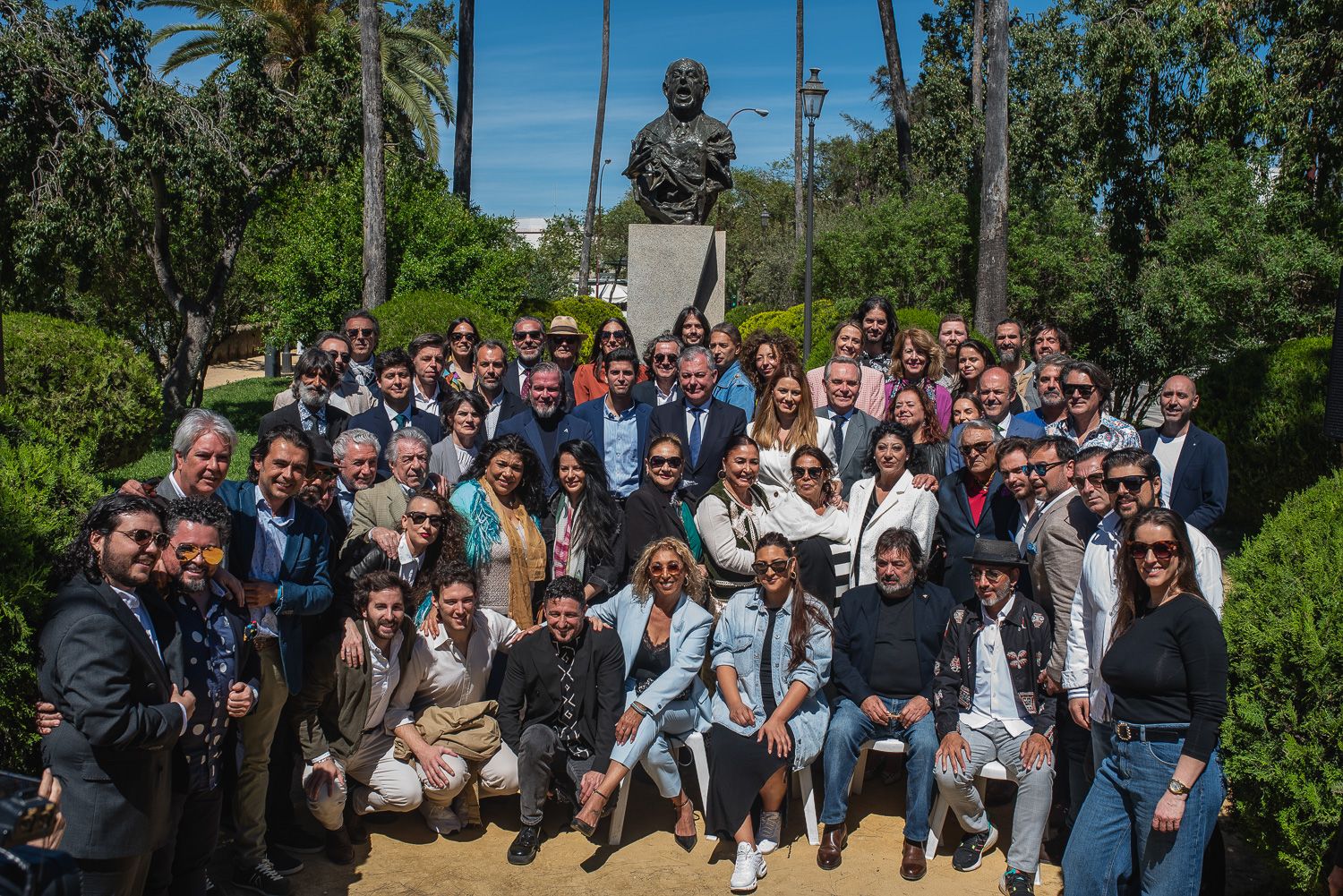 La 23 Bienal de Flamenco de Sevilla escogía los Jardines de Rafael Montesinos para presentar su programación de 2024.
