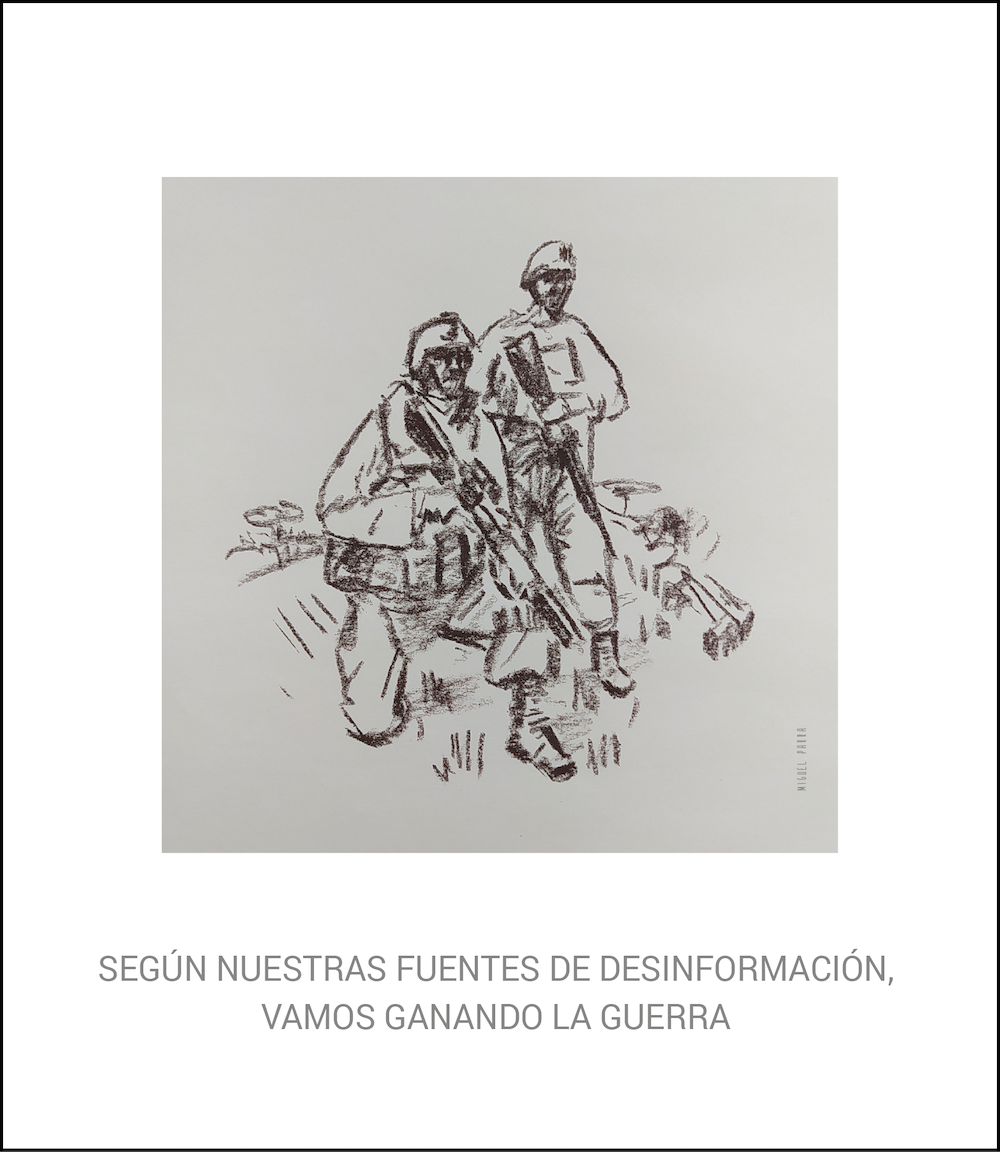 'Guerra 2.0', la viñeta de Miguel Parra.
