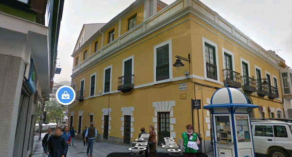 El edificio de la Comandancia de Obras de Algeciras, en una imagen de Google Maps.