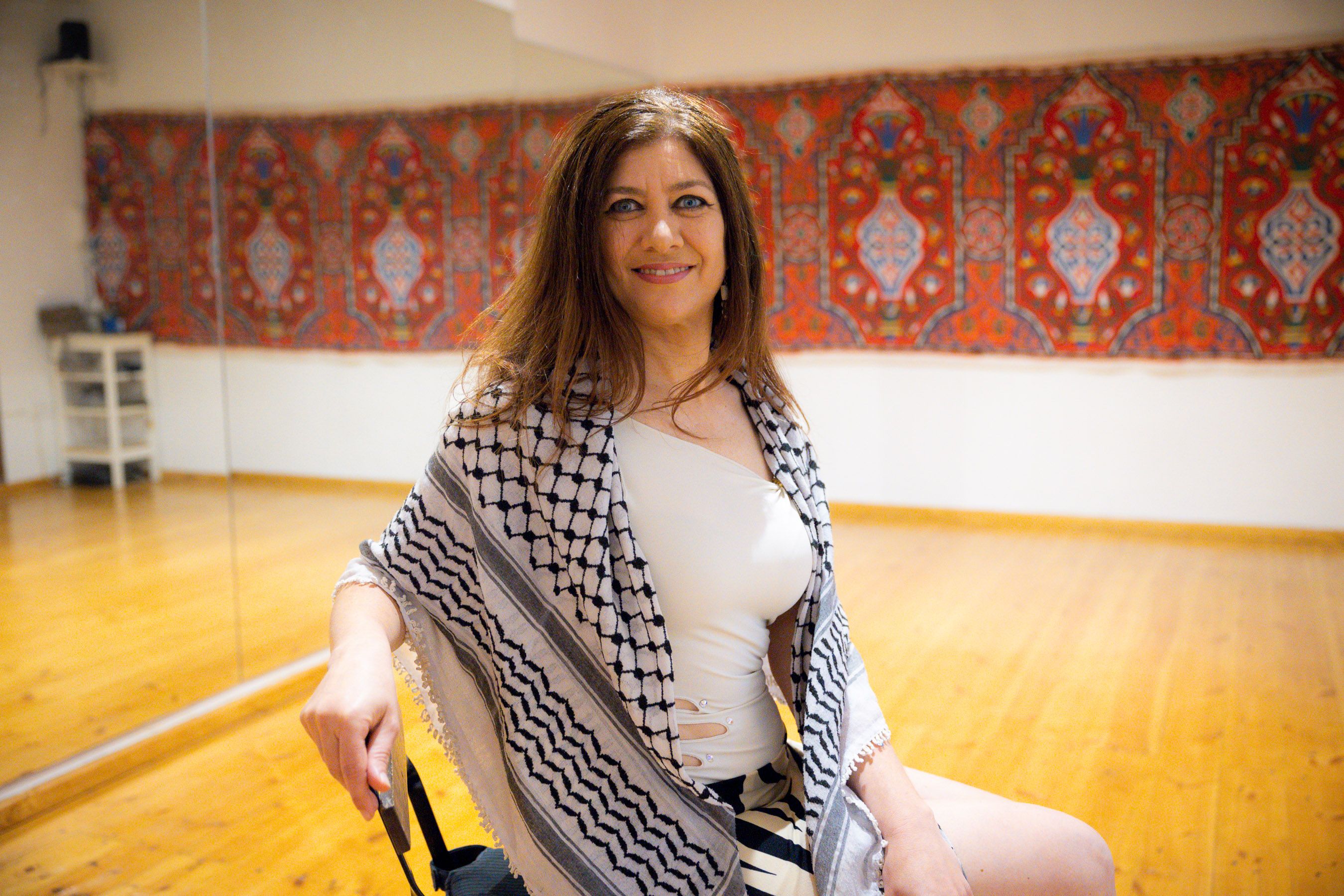 Nada Chouaib, libanesa residente en Jerez, es una de las impulsoras del proyecto 'We dance for Palestine'.