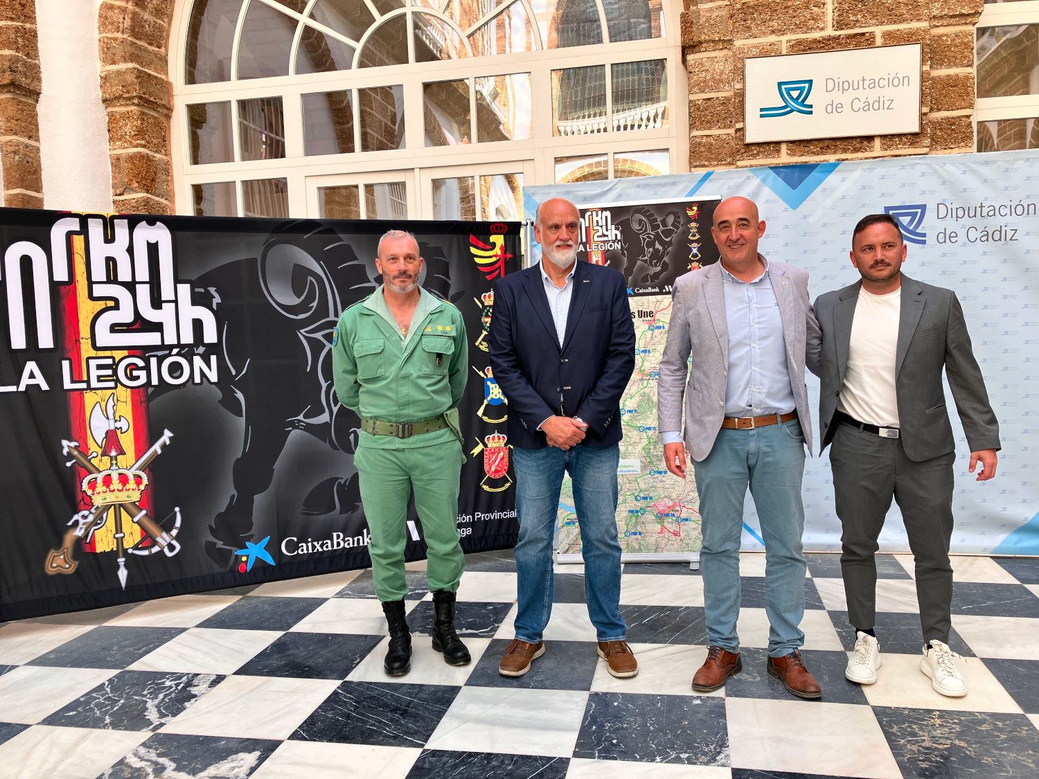 La carrera de los legionarios, presentada en la Diputación de Cádiz.