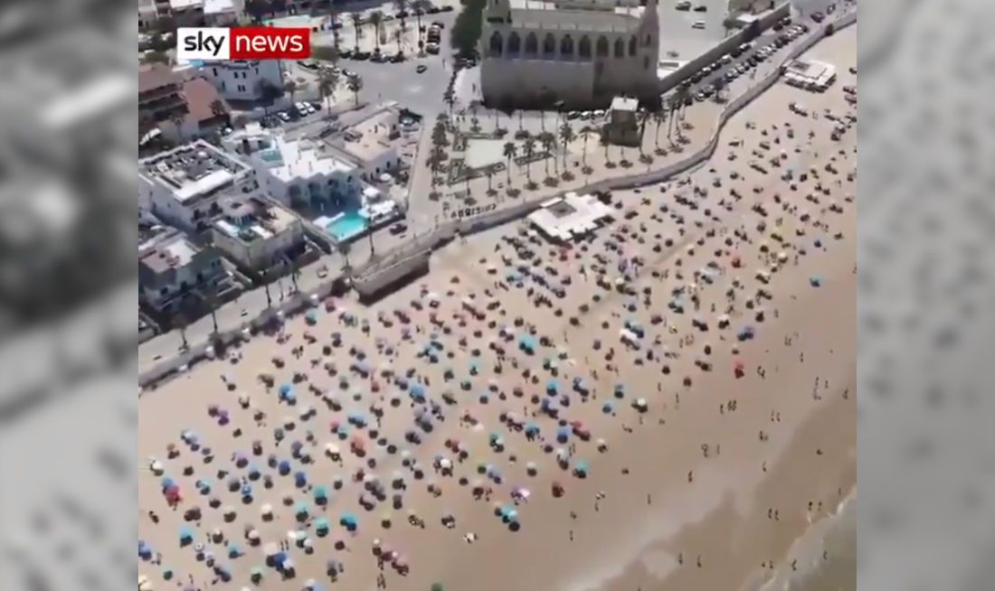 Chipiona, en 'Sky News'.