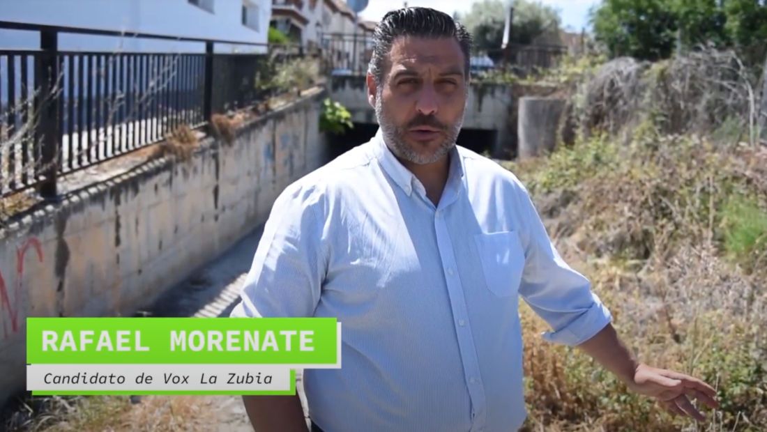 Rafael Morenate, en un vídeo de Vox para las últimas municipales. FOTO: Vox