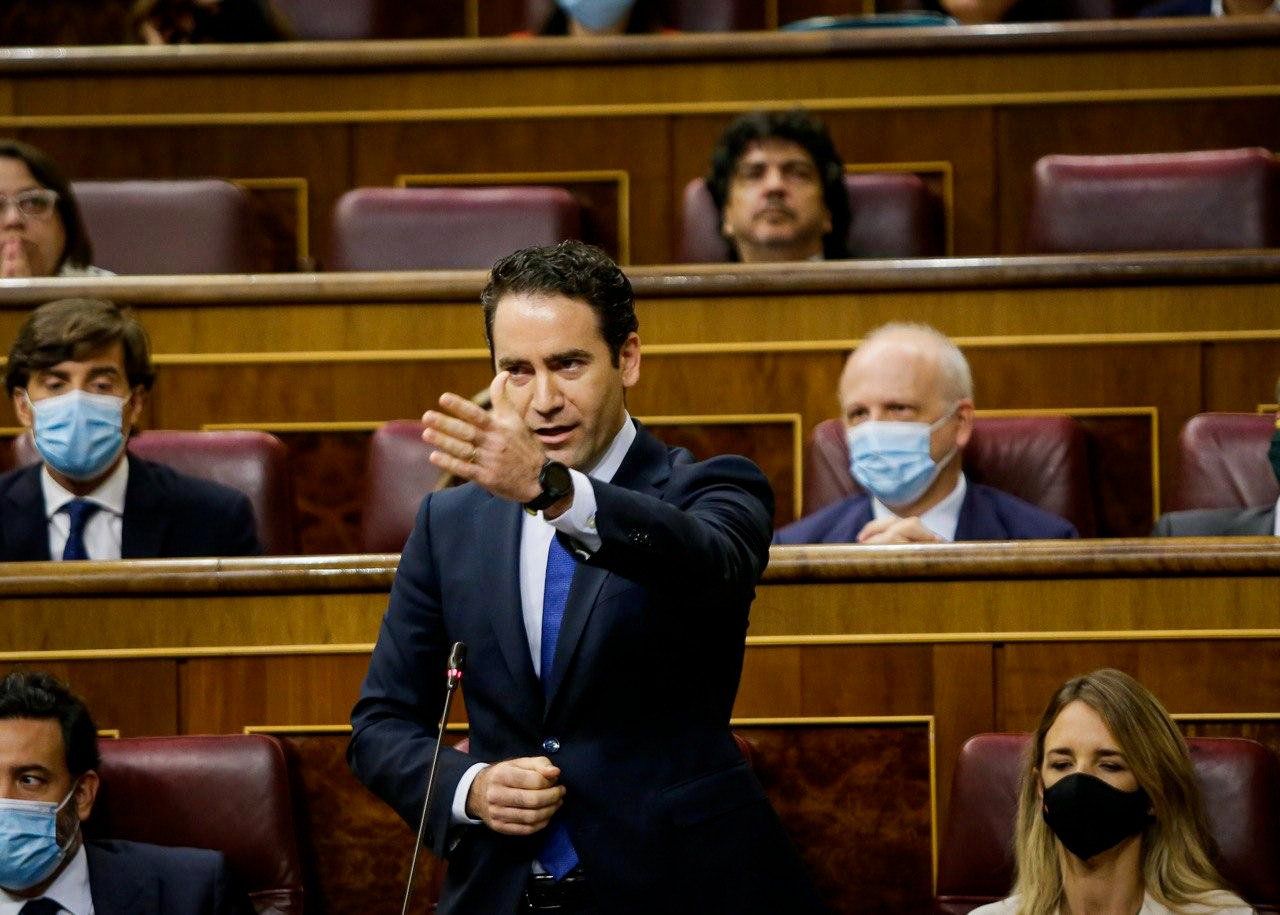 Teodoro García Egea en el Congreso de los Diputados. Foto: Congreso de los Diputados