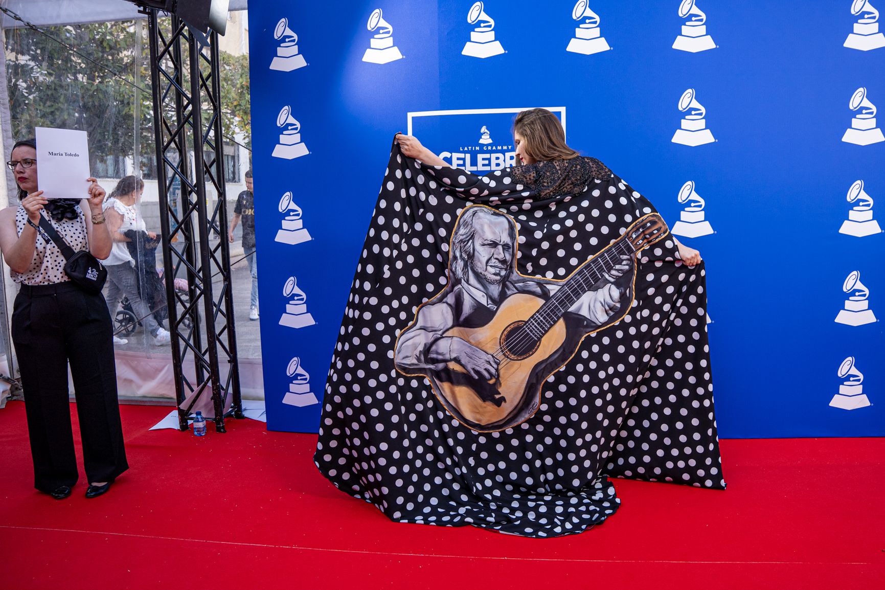 La alfombra roja del los Latin Grammy en Cádiz, en un homenaje a Paco de Lucía.