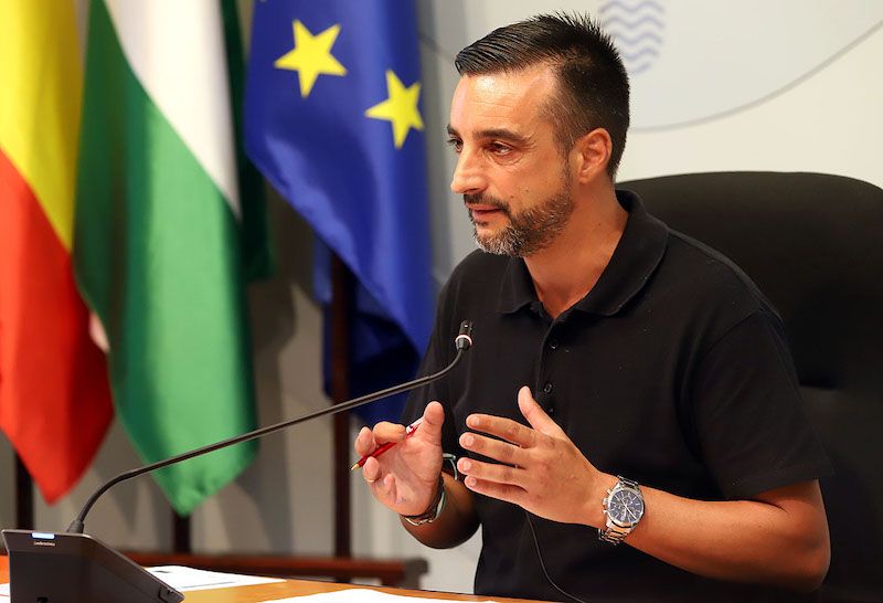 El teniente de alcaldesa José Antonio Díaz, en rueda de prensa.