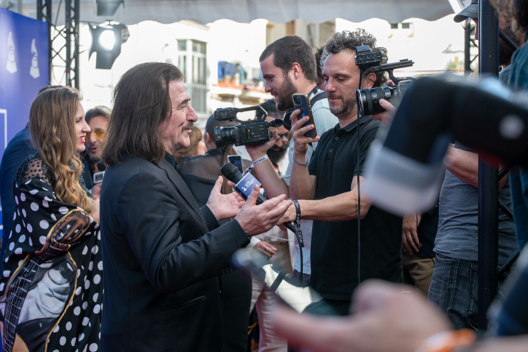 La alfombra roja del los Latin Grammy en Cádiz, en un homenaje a Paco de Lucía.