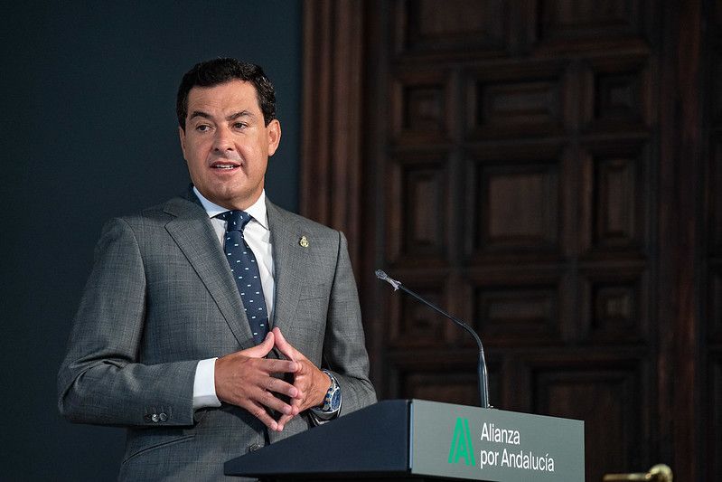 El presidente de la Junta, Juan Manuel Moreno, en una imagen reciente.