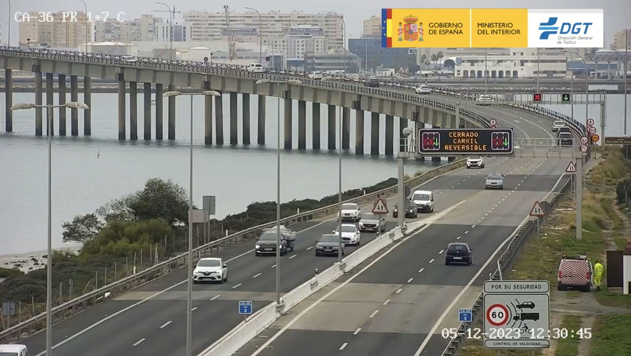 La carretera donde tuvo lugar la infracción.