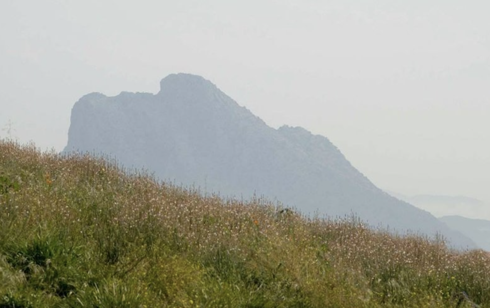 La peña de los enamorados, conocida como el indio de Antequera, en Málaga.