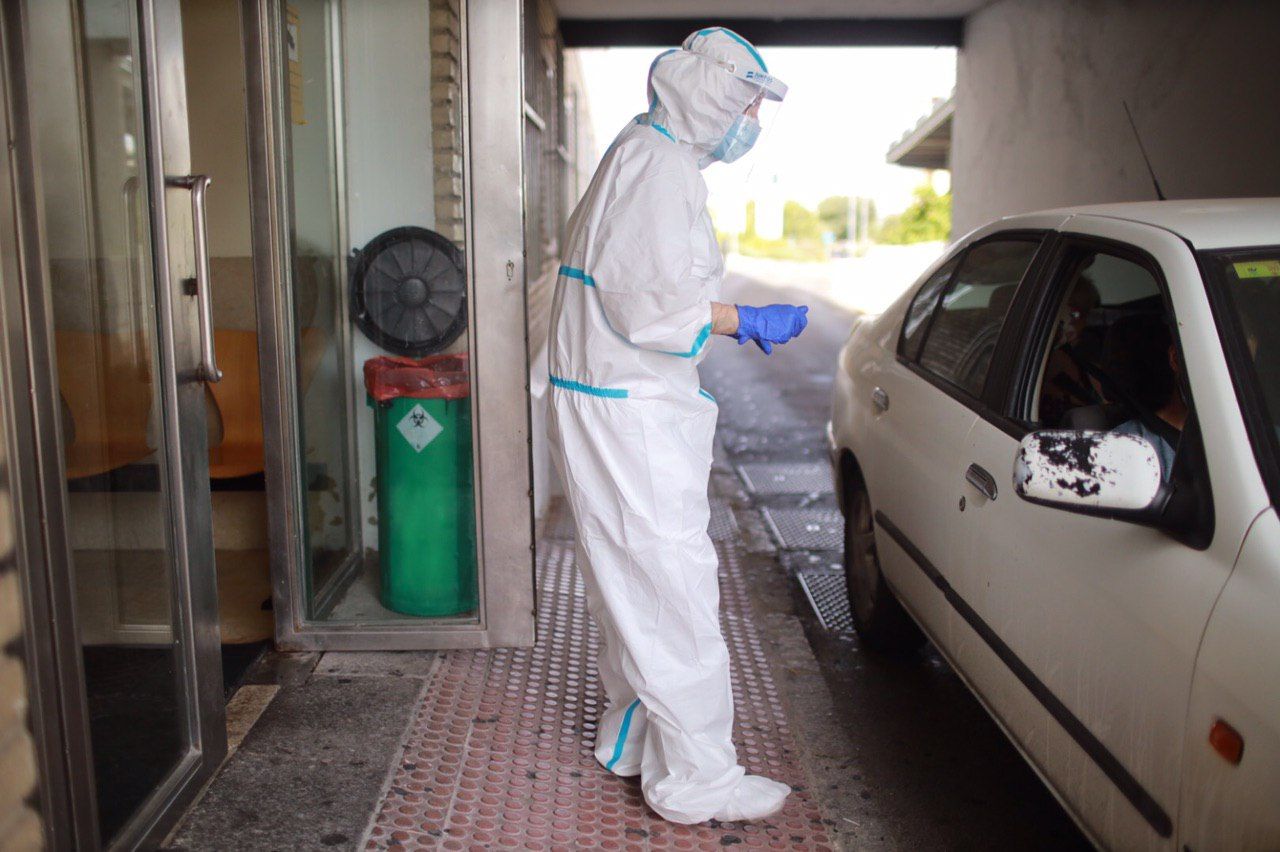 Una de las pruebas realizadas en vehículos en Jerez, la pasada semana. FOTO: JUAN CARLOS TORO